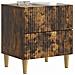 Armadio da Notte con cassetto Rovere Fumo 43 x 34,5 x 48 cm - Foto miniatura 2
