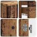 Set di armadietti da bagno in 3 pezzi BREDA Legno antico - Foto miniatura 9