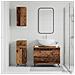 Set di armadietti da bagno in 3 pezzi BREDA Legno antico - Foto miniatura 10