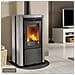 Stufa a Legna in Pietra Potenza Termica Nominale 7.5 kW 215 m³ Riscaldabili Colore Pietra Naturale - Foto miniatura 5