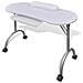 Tavolo manicure bianco con rotelle Dimensioni 90 x 37 x 68 cm - Foto miniatura 1