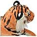 Giocattolo in Peluche Tigre Marrone XXL - Foto miniatura 3