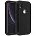 Cover Iphone Xr Protezione Rigida Multi-strato Bumper Antishock Nero - Foto miniatura 6