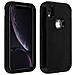 Cover Iphone Xr Protezione Rigida Multi-strato Bumper Antishock Nero - Foto miniatura 1