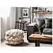 Pouf In Tessuto Beige 44 X 45 Cm Nashik - Foto miniatura 11