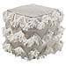 Pouf In Tessuto Beige 44 X 45 Cm Nashik - Foto miniatura 12
