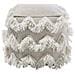 Pouf In Tessuto Beige 44 X 45 Cm Nashik - Foto miniatura 8