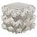 Pouf In Tessuto Beige 44 X 45 Cm Nashik - Foto miniatura 20