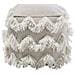 Pouf In Tessuto Beige 44 X 45 Cm Nashik - Foto miniatura 15