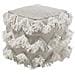 Pouf In Tessuto Beige 44 X 45 Cm Nashik - Foto miniatura 1