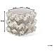 Pouf In Tessuto Beige 44 X 45 Cm Nashik - Foto miniatura 4