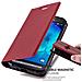 Custodia Compatibile Con Samsung Galaxy Xcover 3 In Rosso Mela - Coperchio Protettiva Con Chiusura Magnetica, Funzione Stand E Tasca Per Le Carte - Foto miniatura 1