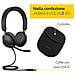Evolve2 40 Cuffie Stereo Professionali Certificate UC e con Tecnologia di Chiamata a 3 Microfoni, Cavo con Entrata USB-A, Nero - Foto miniatura 6