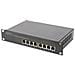 Switch Gigabit Ethernet PoE+ da 8 porte a 10 pollici, gestito L2+ - Foto miniatura 1