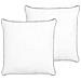 Set Di 2 Cuscini Letto 80 X 80 Cm Diran - Foto miniatura 7