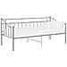Telaio Divano Letto Grigio In Metallo 90x200 Cm - Foto miniatura 1