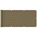 Paravento Da Balcone Grigio Talpa 75x600 Cm In Hdpe - Foto miniatura 1