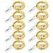 Filo Di Rame Luci Della Stringa Led Batteria Luce Natalizia 10 Pacchetti 3.9ft 1.2m 24 Led Bianco Caldo Impermeabile Per Party Matrimonio Natale Party Camera Da Letto Matrimonio Indoor Outdoor Usa - Foto miniatura 1