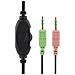 Auricolare Con Microfono E Controllo Del Volume, 2 X 3,5 Mm, Nero / argento - Foto miniatura 3