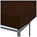 Copertura Superiore per Gazebo 310 g / m² 3x3 m Marrone - Foto miniatura 6
