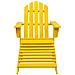 Sedia Giardino Adirondack con Ottomana Massello di Abete Gialla - Foto miniatura 2