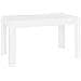 Tavolo da Pranzo Bianco 140x74,5x76 cm in Legno Multistrato - Foto miniatura 1