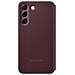 Ef-zs906ceegee Smart Clear View Cover Burgundy Per Galaxy S22 Plus Sm-s906 - Foto miniatura 2