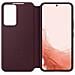 Ef-zs906ceegee Smart Clear View Cover Burgundy Per Galaxy S22 Plus Sm-s906 - Foto miniatura 3