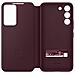 Ef-zs906ceegee Smart Clear View Cover Burgundy Per Galaxy S22 Plus Sm-s906 - Foto miniatura 4