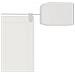 Paravento Verticale Bianco 180x1200 cm Tessuto Oxford - Foto miniatura 2