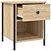 Comodino Rovere Sonoma 40x42x50 Cm In Legno Multistrato - Foto miniatura 4