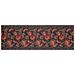 Tappeto Passatoia In Tessuto Jacquard Linea Emozioni Disegno Dalia Rosso 57x600 Rosso - Foto miniatura 3