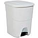Secchio Della Spazzatura 40 L Bianco Plastica - Foto miniatura 1