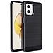 Custodia B-case Tpu Silicone Cover Case Per Motorola Moto G73 Carbon Metal Black - Foto miniatura 1