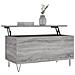 Tavolino Salotto Grigio Sonoma 90x44,5x45 Cm Legno Multistrato - Foto miniatura 3