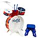 Batteria Giocattolo 514504 Billy Drum Set Con Bacchette - Foto miniatura 1
