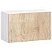 Mobile da cucina pensile LIMA, 1 anta, 60x30,5x29 cm, Colore Bianco e Sonoma Quercia - Foto miniatura 1