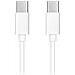 Usb-c To Usb-c Pd 60w 3a Super Fast Charge Universal 1m Cable With 8mm Long Connectors White - Foto miniatura 3