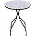 Tavolino Bistrot Camprena 60 Cm 60 Cm Metallo Nero - Foto miniatura 14
