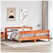 Letto Senza Materasso Marrone Cera 180x200 Cm In Legno Di Pino - Foto miniatura 1