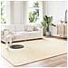 Tappeto Shaggy a Pelo Lungo NAVARRA Crema 240x340 cm poliestere - Foto miniatura 3