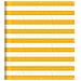 Paravento per Balcone Striscia Gialla e Bianca 120x700 cm - Foto miniatura 1