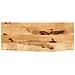 Piano Tavolo 90x30x2,5cm Bordi Vivi Legno Massello Mango Grezzo - Foto miniatura 1