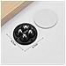 20pcs Ruote Girevoli, Rotelle Girevoli Adesive, Rotelle Per Mobili Resistenti (confezione Da 4) Black - Foto miniatura 3