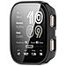 Custodia Trasparente Per Pc Con Pellicola Temperata Per Amazfit Bip 6 Black - Foto miniatura 2