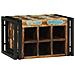 Portabottiglie 46x35x27.5 cm Legno massello riciclato - Foto miniatura 1
