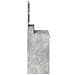Tavolo da trucco  con luci LED grigio cemento 79x41x135 cm - Foto miniatura 6