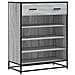 Scarpiera Grigio Sonoma 75x38x97,5 cm Legno Multistrato Metallo - Foto miniatura 1