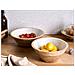 Set Di 2 Ciotole Decorative Arish Legno Di Mango Marrone /bianco - Foto miniatura 1