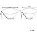 Set Di 2 Ciotole Decorative Arish Legno Di Mango Marrone /bianco - Foto miniatura 7